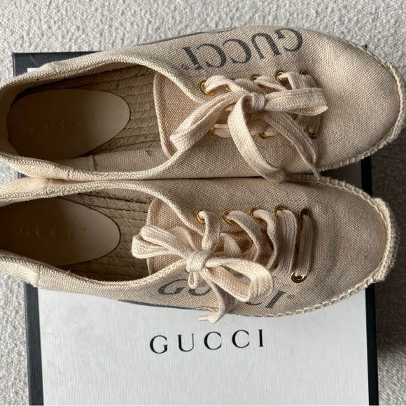 Gucci espadrilles 39.5 never worn - Picture 4 of 5